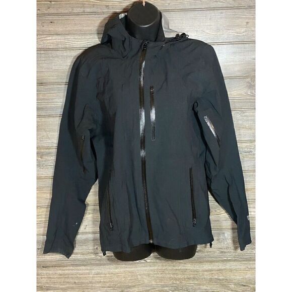 Mission Workshop Women's Hooded Black Jacket Size Small Read Description - Picture 1 of 13